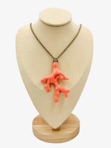 Kenneth Jay Lane coral necklace