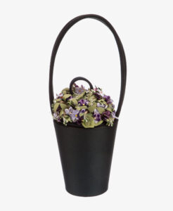 Lulu Guinness satin bucket bag