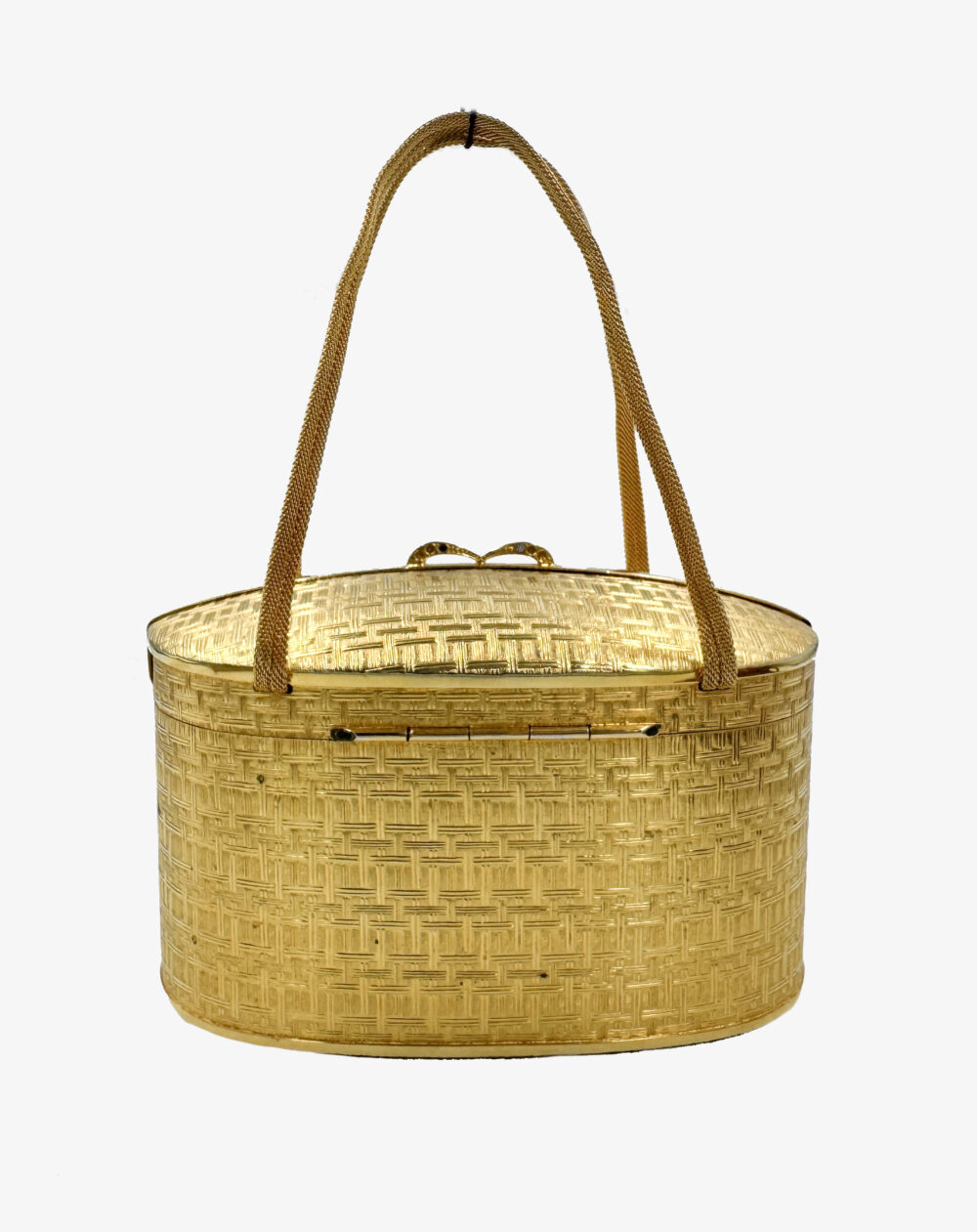 Vintage gold-tone metal purse