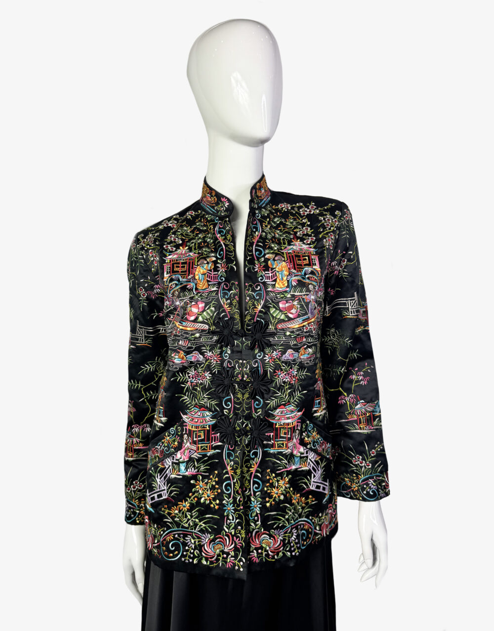 Vintage chinese embroidered jacket