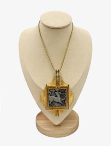 Vintage L.Razza sagittarius pendant necklace