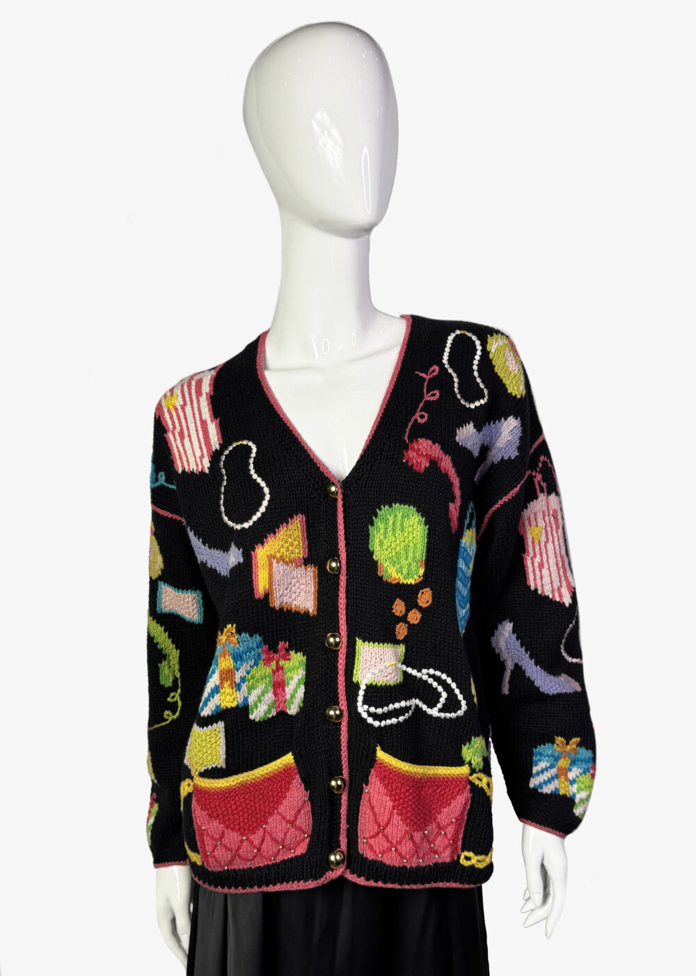 Vintage hand knitted cardigan