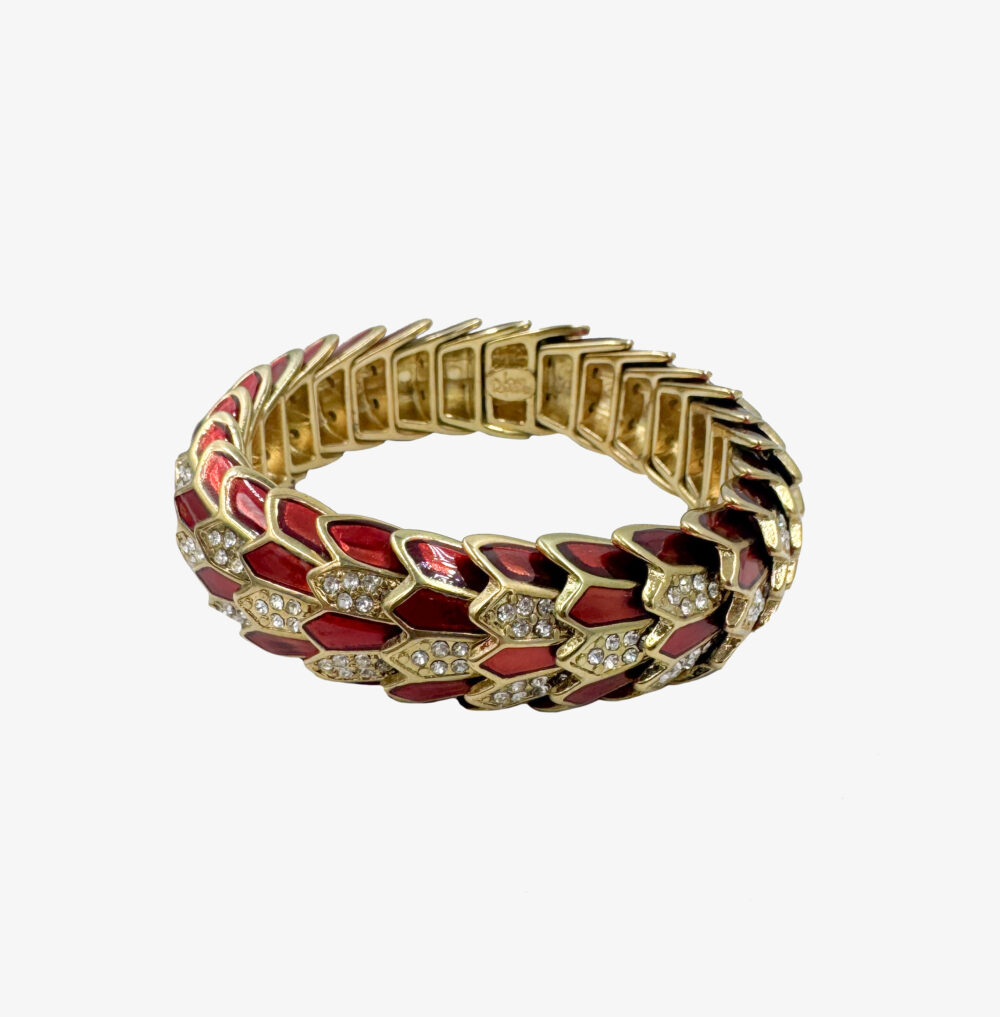 Joan Rivers snake bracelet