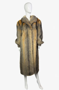 Vintage coyote fur coat