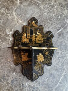 Vintage chinoiserie shelf
