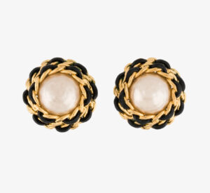 Vintage Chanel clip-on earrings