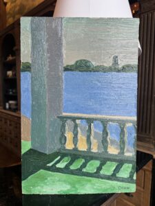 Painting by contemporary Ukrainian artist Volodymyr Sinusik