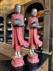 Carved wooden sculptures 