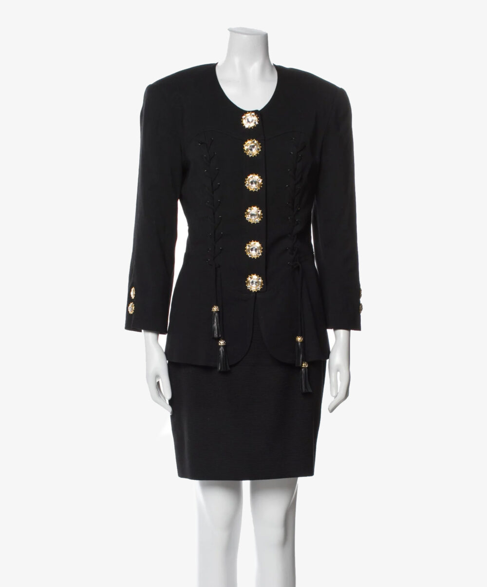 Gemma Kahng vintage wool skirt set