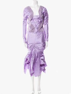 Tom Ford purple cocktail dress