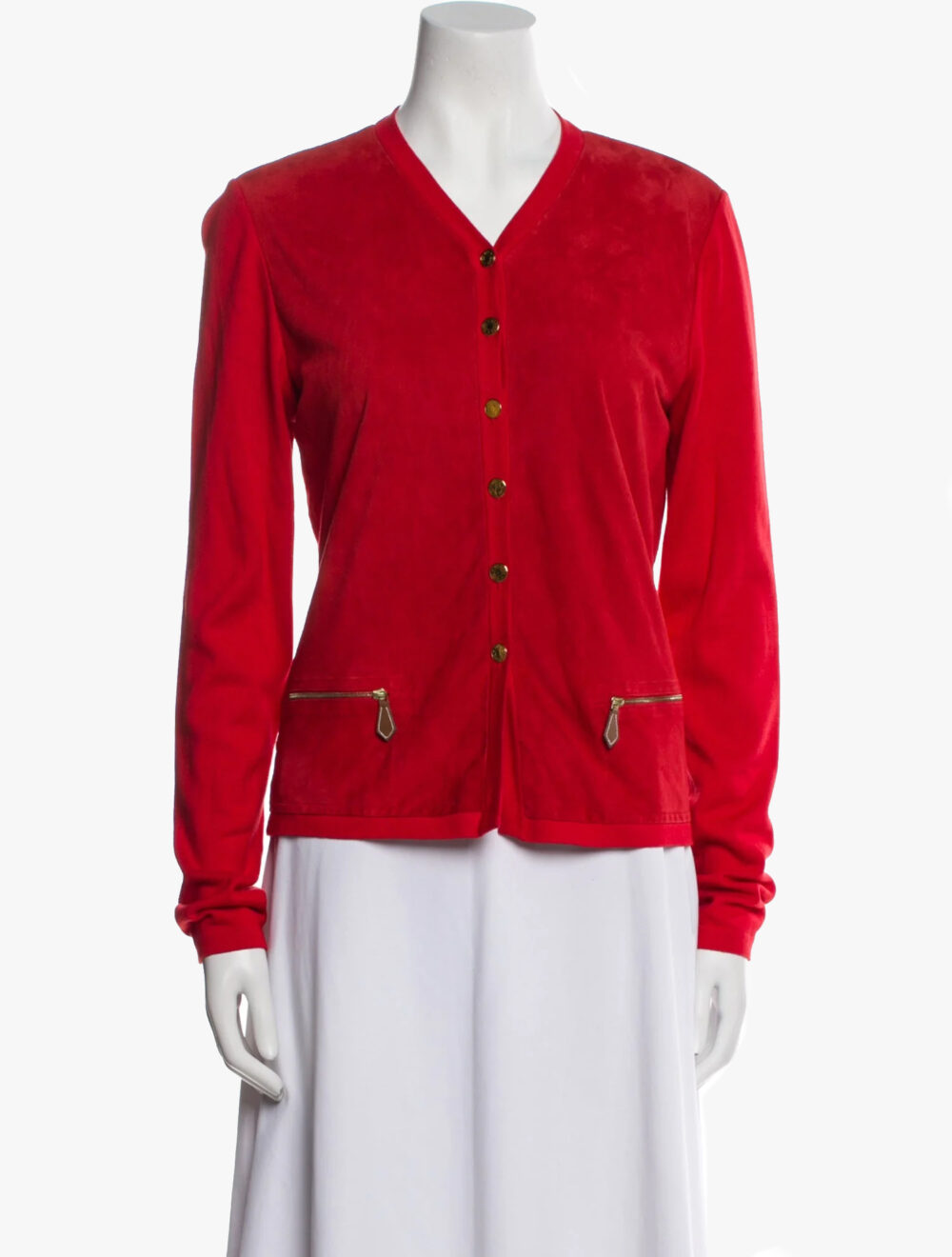 Hermès long sleeve button-up top