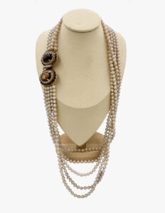 Kenneth Jay Lane vintage multi strand necklace, 1960's
