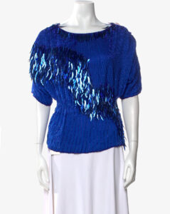 Oleg Cassini vintage silk top