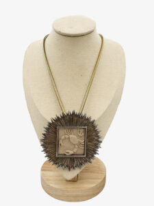 Luca Razza cancer zodiac pendant, 1970's