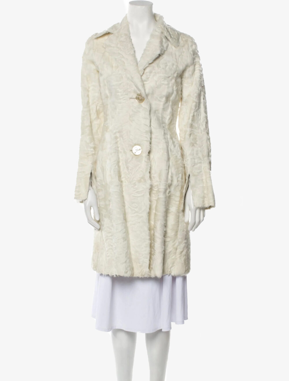 Karakul vintage fur coat, 2000's