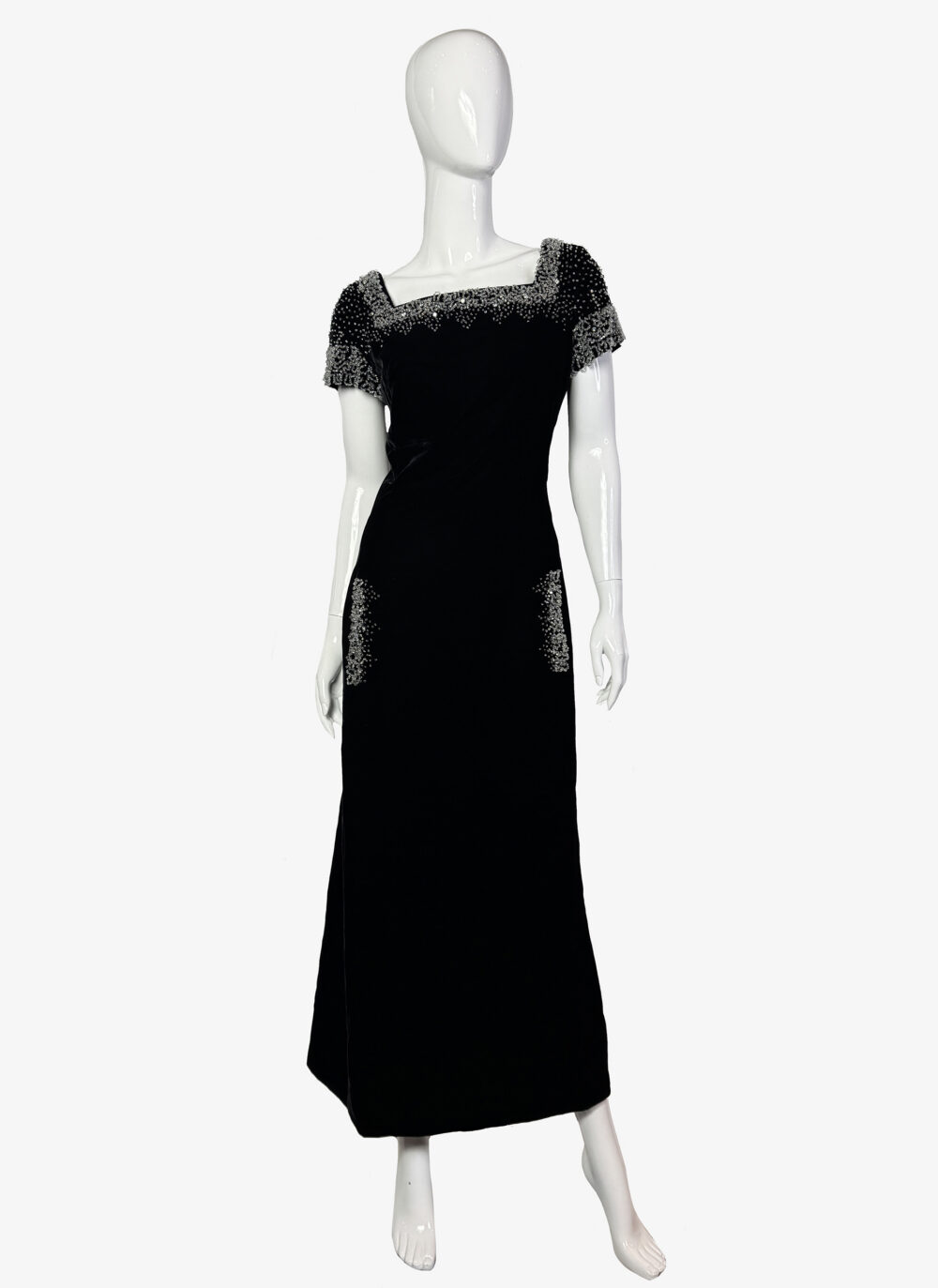 Vintage evening beaded dress