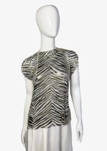 Oleg Cassini vintage chainmail top