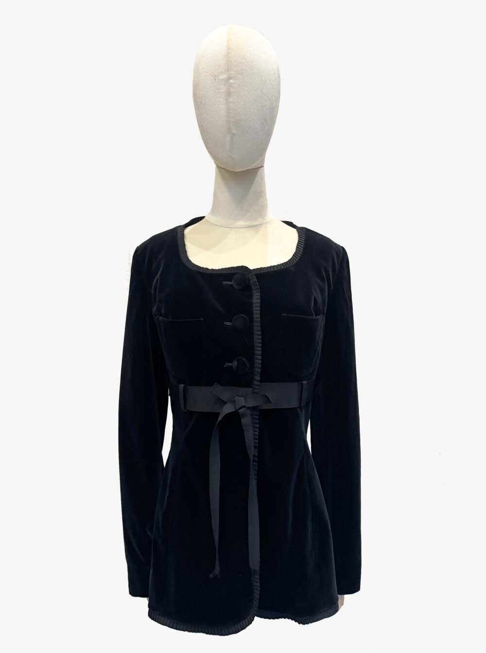 Vintage Gemma Kahng velvet blazer