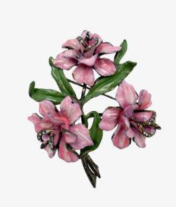 Vintage enamel brooch