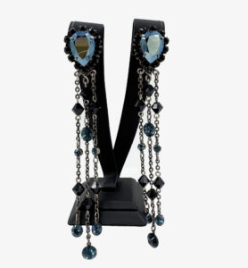 Konplott dangling clip-on earrings