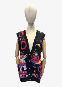 Vintage hand-knitted vest