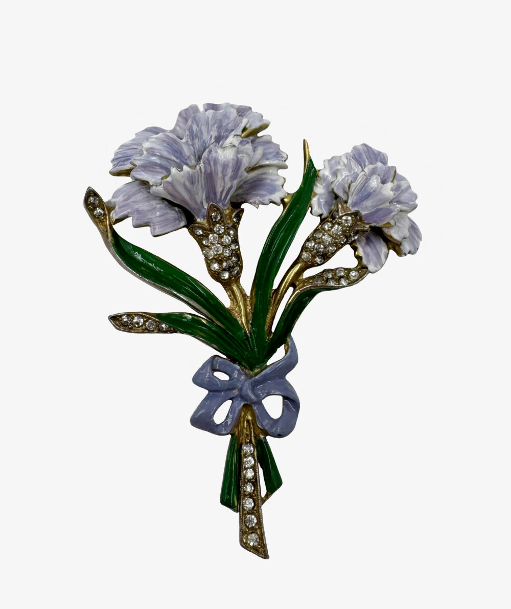Vintage enamel brooch