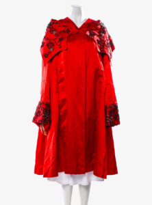 Vintage hand embroidered opera coat, 1950's