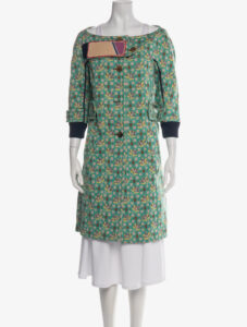 Prada patterned coat, Collection S/S 2017