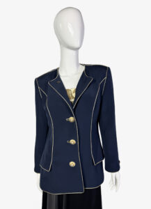Vintage blazer with accent buttons