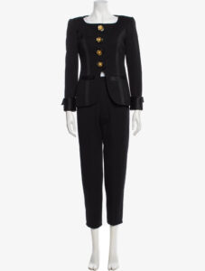 Gemma Kahng vintage wool pant suit