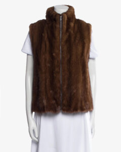 Vintage mink fur vest