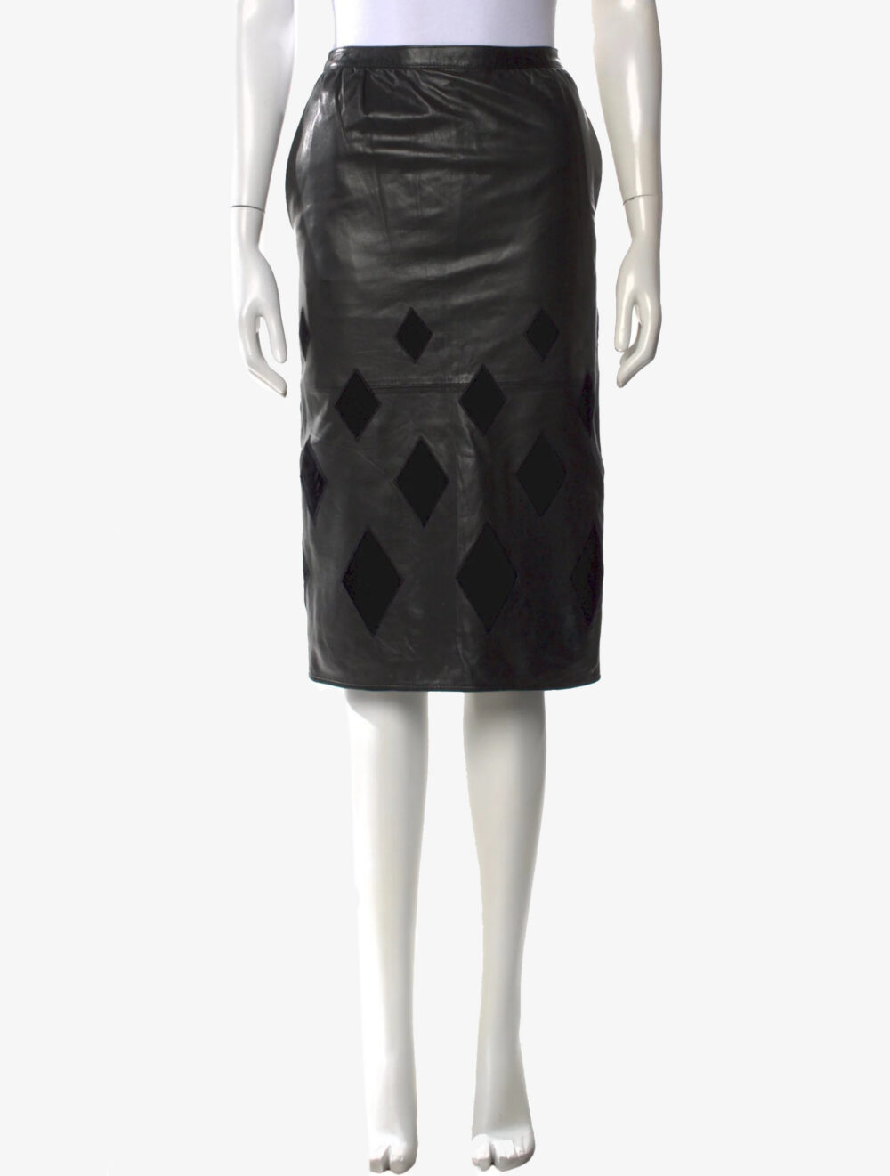 Valentino vintage leather skirt
